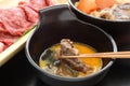 Japanese beef pot Sukiyaki Royalty Free Stock Photo