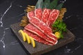 Japanese beef and vegetables Royalty Free Stock Photo