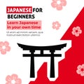 Japanese for beginners, learn language your ownr