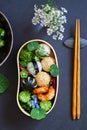 Japanese bento box lunch Royalty Free Stock Photo