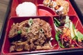Japanese Bento with Beef Short Ribs