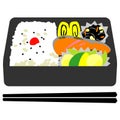 Japanese box lunch Royalty Free Stock Photo