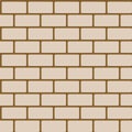 Japanese Brick Vector Seamless Pattern Royalty Free Stock Photo