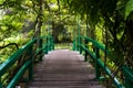 Japanese bridge in Giverny, Normandy, France Royalty Free Stock Photo