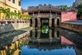 The Japanese Bridge at Hoi An, ancient city in central Vietnam and UNESCO World Heritage site Royalty Free Stock Photo