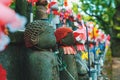 Japanese Buddhist statues in a temple in Tokyo