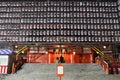 Japanese Buddhist temple at night