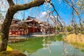 The Japanese Byodo-in temple Royalty Free Stock Photo