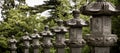 Japanese candle lamps
