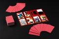 Japanese card game hanafuda Royalty Free Stock Photo
