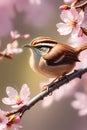 Japanese Carolina Wren Portrait