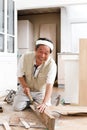 Japanese carpenter masters, skilled technicians,