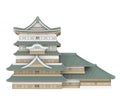 Japanese Castle Isolated