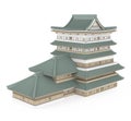 Japanese Castle Isolated