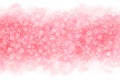 Japanese cherry blossom abstract on pink watercolor paint background