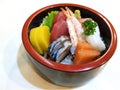 Japanese Chirashi Bowl Royalty Free Stock Photo