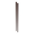 Japanese chopsticks icon, isometric style