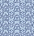 Japanese Circle Triangle Vector Seamless Pattern Royalty Free Stock Photo