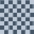 Japanese Classic Checkered Vector Seamless Pattern
