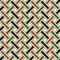 Japanese Colorful Weave Vector Seamless Pattern