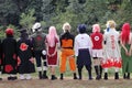 Japanese cosplayers Royalty Free Stock Photo