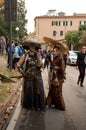 Japanese couple at Lucca Comics and Games 2017 Royalty Free Stock Photo