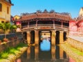 The popular Japanese Covered Bridge, Hoi An, Vietnam Royalty Free Stock Photo