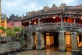 Japanese Covered Bridge in Hoi An, Vietnam. Royalty Free Stock Photo