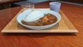 Japanese Cuisine Beef Curry Rice Royalty Free Stock Photo