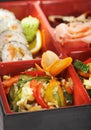 Japanese Cuisine - Bento Lunch Royalty Free Stock Photo