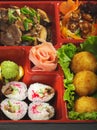 Japanese Cuisine - Bento Lunch Royalty Free Stock Photo