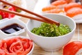 Japanese Cuisine - Chuka Seaweed Salad Royalty Free Stock Photo