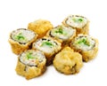 Japanese Cuisine - Deep-fried Sushi Roll Royalty Free Stock Photo