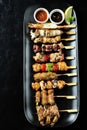 Japanese cuisine Grilled ,yakitori Royalty Free Stock Photo