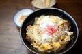 Japanese Cuisine, Katsudon Royalty Free Stock Photo