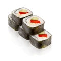 Japanese cuisine. Maki sushi. Royalty Free Stock Photo