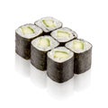 Japanese cuisine. Maki sushi. Royalty Free Stock Photo