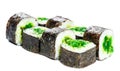 Japanese cuisine. Maki sushi isolate Royalty Free Stock Photo