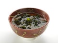 Japanese Cuisine - Miso Soup Royalty Free Stock Photo