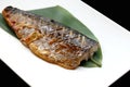 Japanese cuisine saba fish grilled with sauce