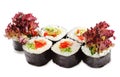 Japanese Cuisine - Vegetarian Sushi Royalty Free Stock Photo