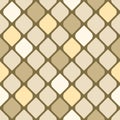 Japanese Curl Diamond Net Vector Seamless Pattern Royalty Free Stock Photo