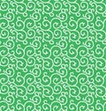 Japanese Curl Ivy Wave Vector Seamless Pattern