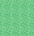 Japanese Curl Ivy Wave Vector Seamless Pattern