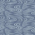 Japanese Curl Wave Line Vector Seamless Pattern