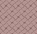 Japanese Curl Weave Vector Seamless Pattern