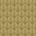 Japanese Curl Zigzag Petal Vector Seamless Pattern Royalty Free Stock Photo