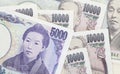 Japanese currency yen Royalty Free Stock Photo