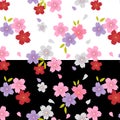 Japanese Cute Cherry Blossom Pattern