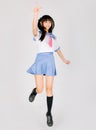 Japanese cute teen school girl